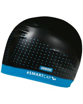 Arena Smart Cap (Siliconen) (Zwart/turqoise)