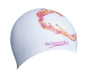 Speedo Slogan Vlammen (Wit)